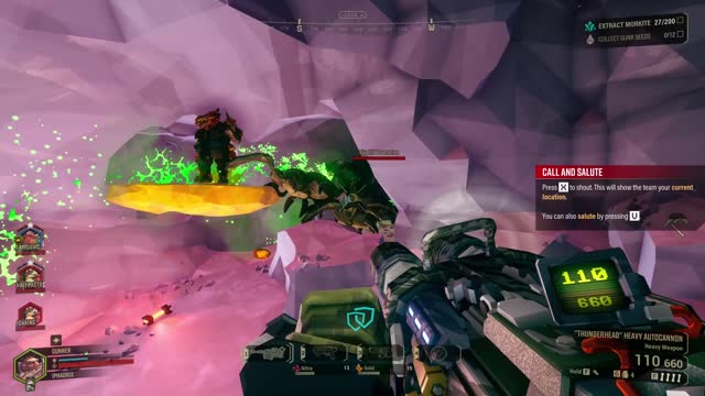 Deep Rock Galactic- Grenade was too powerful.