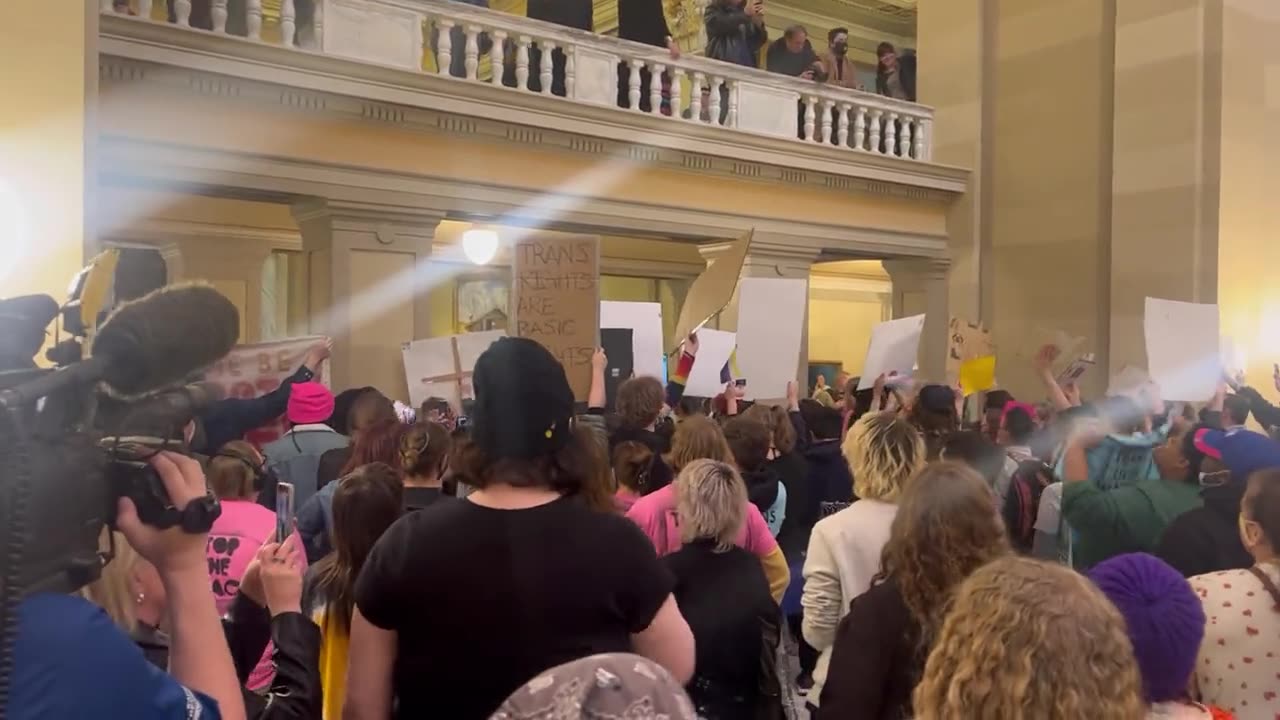 Trans Lives Matter stormed and occupied the Oklahoma capital today