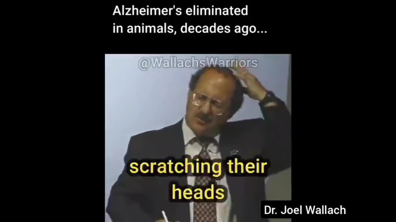 Dr. Joel Wallach： Alzheimer's eliminated in animals