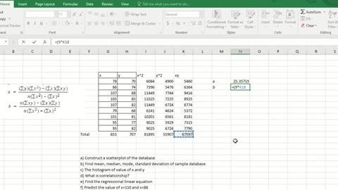 Statistics Help: Excel to make Regression Line, Scatterplot, Correlationship, Histogram