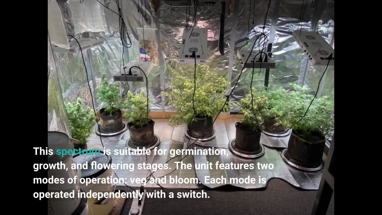 Sonlipo Newest LED #GrowLight 2000W Full Spectrum with-Overview