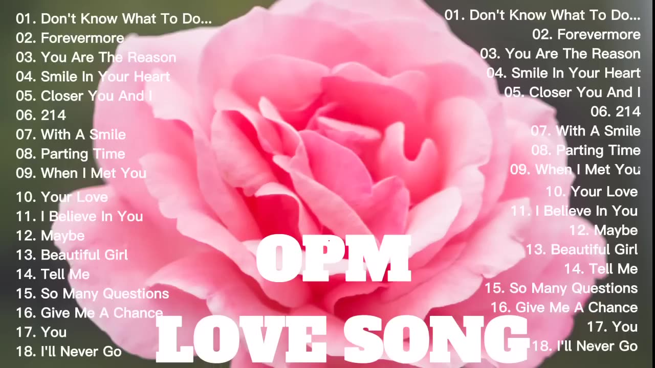 OPM Classic Love Song 80's.