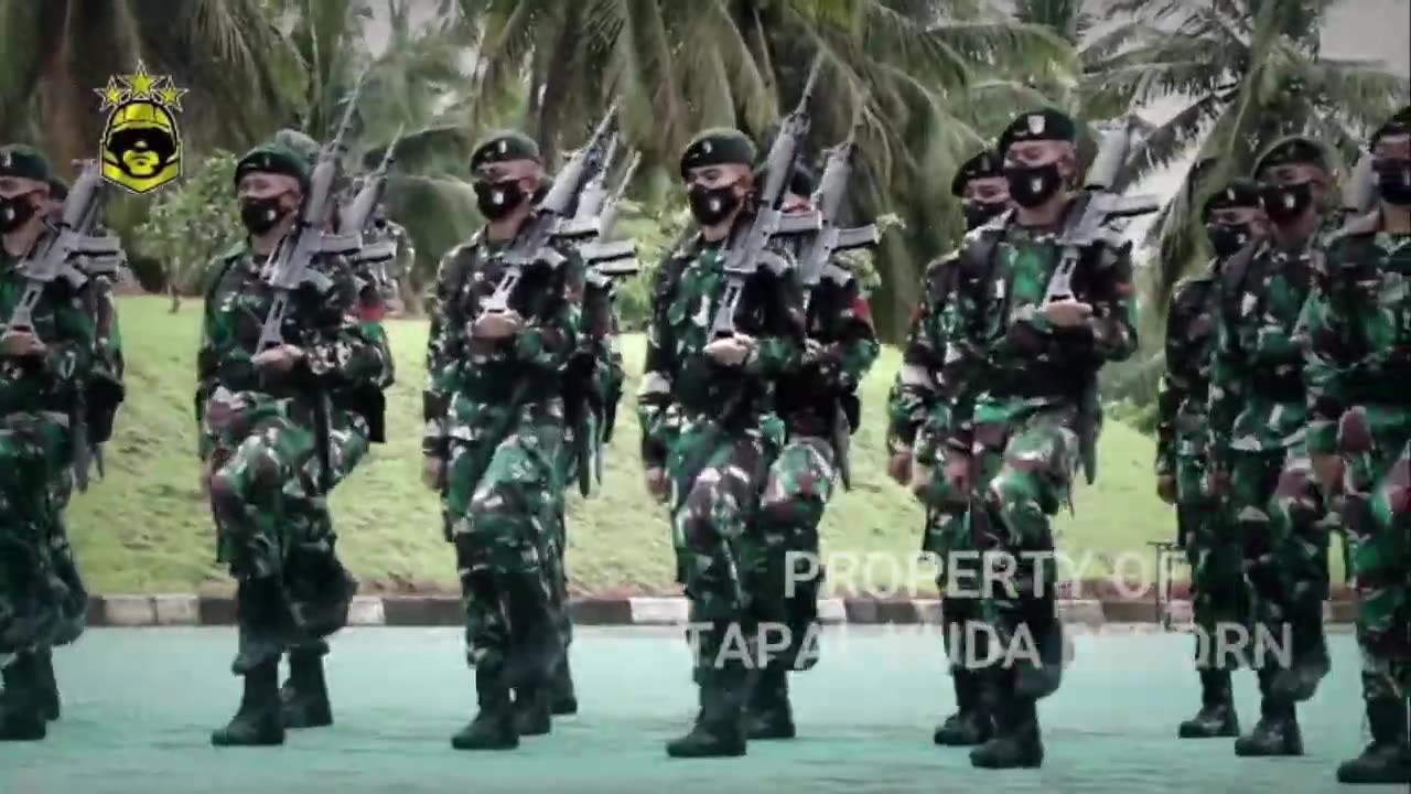 THREE TEAM COMBAT TEAM OF INDONESIA UNITED IN THE FIELD OF WAR TO ERIVE NEIGHBORHOOD ARMY