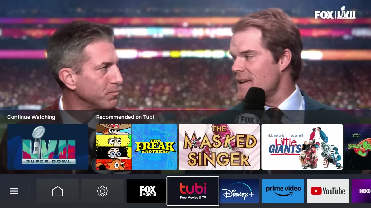 Tubi Interface Interruption | Super Bowl 2023