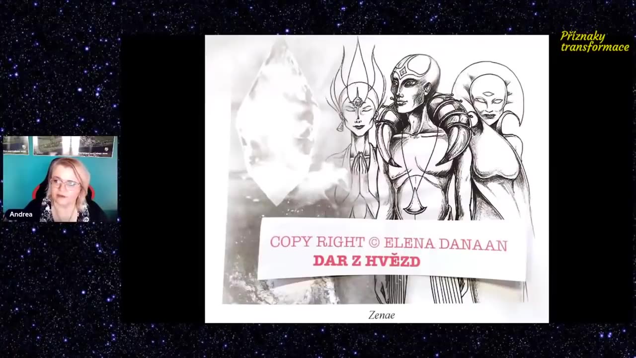 4.Andrea hostem na Příznaky transformace 24.3.2022 - Pozitivní vesmírné rasy -Andromeda, Centauri
