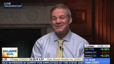 Chairman Jim Jordan Joins Squawk Box to Discuss Judiciary Committee Agenda