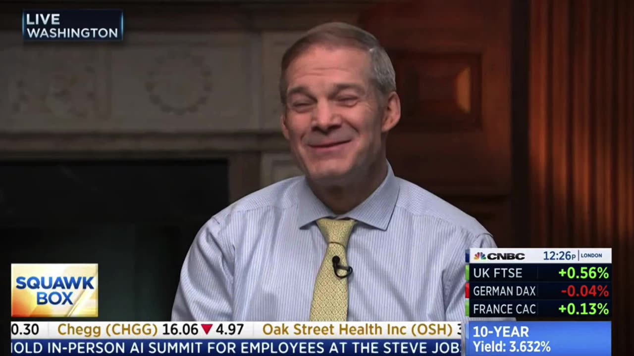 Chairman Jim Jordan Joins Squawk Box to Discuss Judiciary Committee Agenda