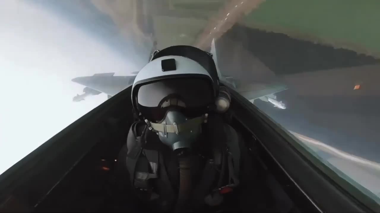 Footage from a Ukrainian Mig-29 Pilot