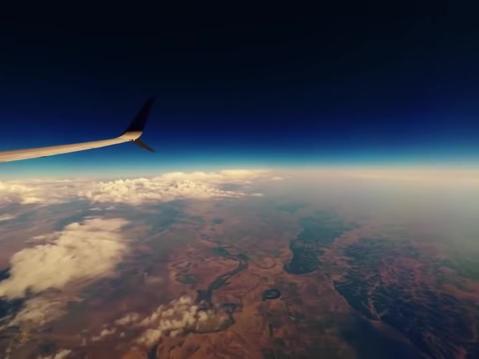 OUR WORLD FROM ABOVE - STUNNING FLIGHT TIME LAPSE Chicago TO San Francisco