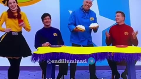 THESE SiCKOS🤢 ARE SUPPOSE TO BE A CHILD’S 👧 SHOW THE WIGGLES😵 ARE TARGETING THE 👧🧒