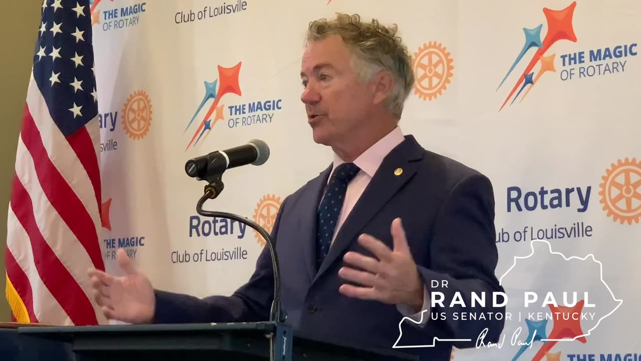 Dr. Rand Paul Speaks to Louisville Rotary on the Importance of Trade and Capitalism