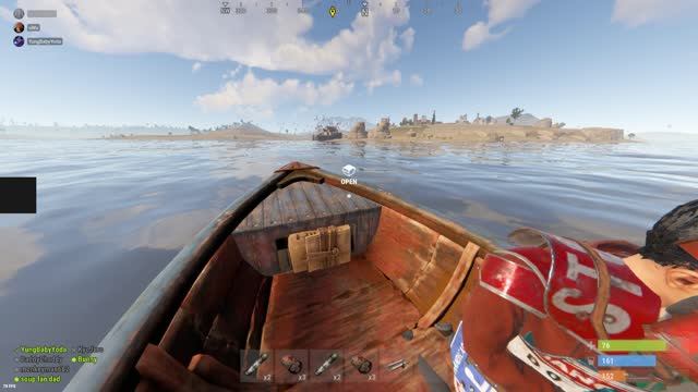 Me Laughing at some guy raging at rust.