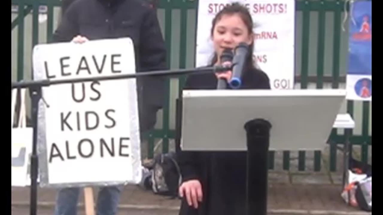 12 Year Old Jasmin Calls on UK Gov To Suspend The mRNA Injections