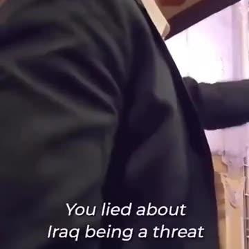 Iraqi vet calls out George W. Bush about his lies