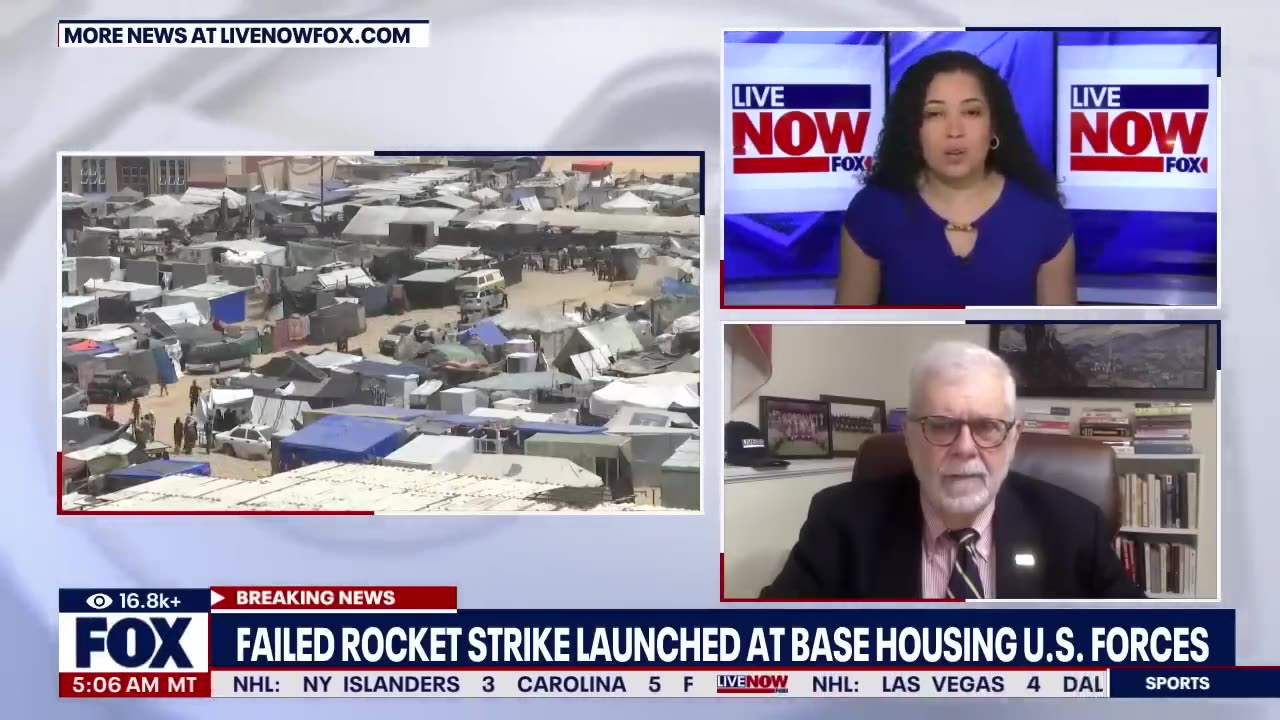 Israel-Hamas war: Failed rocket attack on US army base LiveNOW from FOX