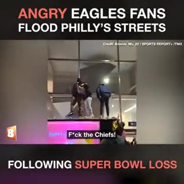 Philly Fans could be heard chanting "F*ck the Chiefs!", "F*ck Andy Reid!", and "F*ck the refs!"