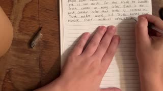 Page 4 of BOOK TWO - SUBJECTS OF LIFE being written