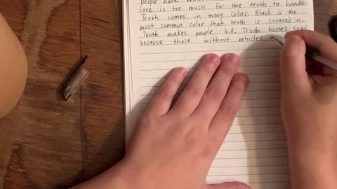Page 4 of BOOK TWO - SUBJECTS OF LIFE being written