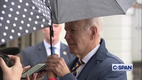 Biden makes beeline for female reporter, proves he is CREEPY as hell