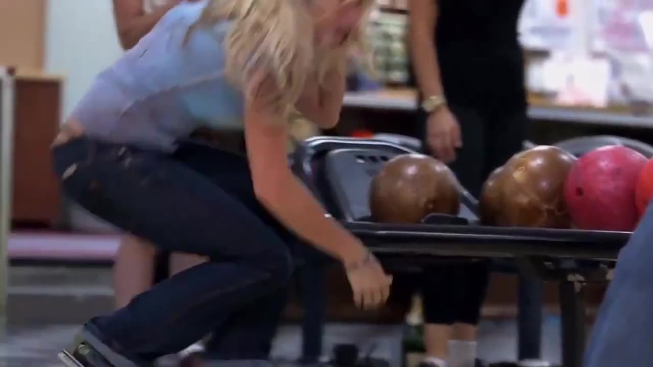 Two MILFs G-String Wedgie Fight at Bowling Alley (Ex-Wives of Rock)