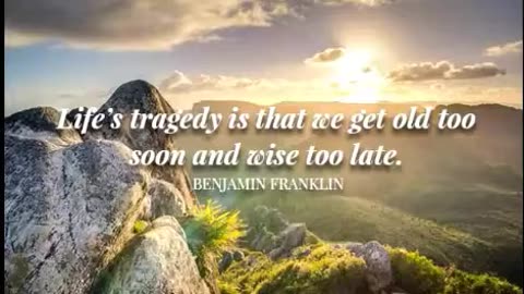 Benjamin Franklin Life Quotes