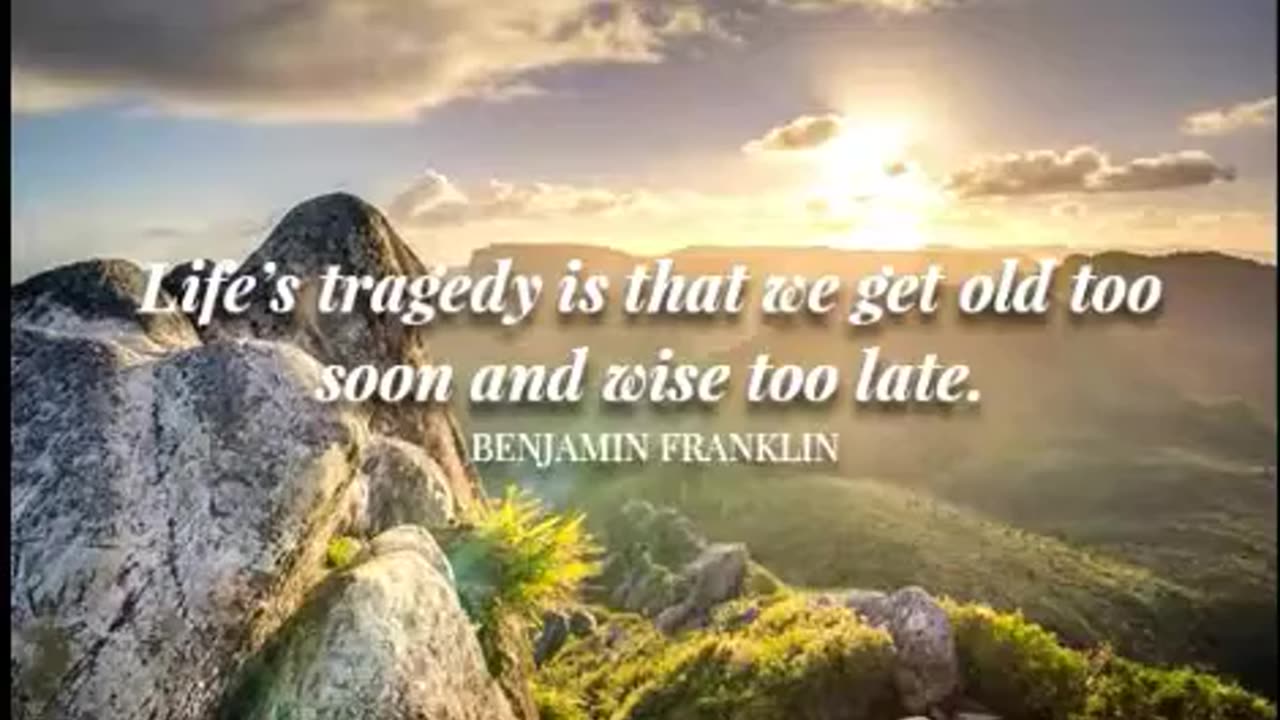 Benjamin Franklin Life Quotes