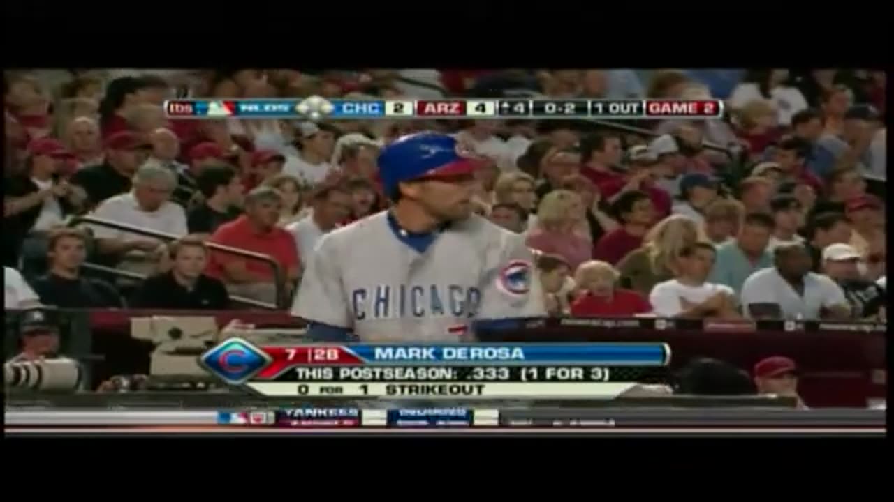 2007 NLDS Game 2 Dbacks vs Cubs