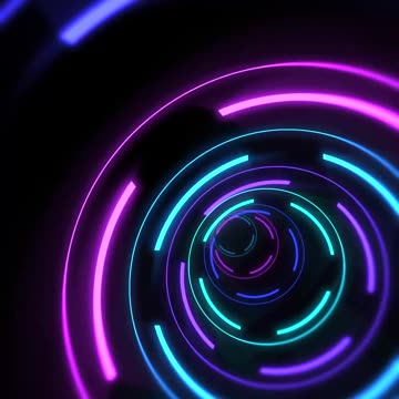 Infinite Tunnel Animation Motion Graphic