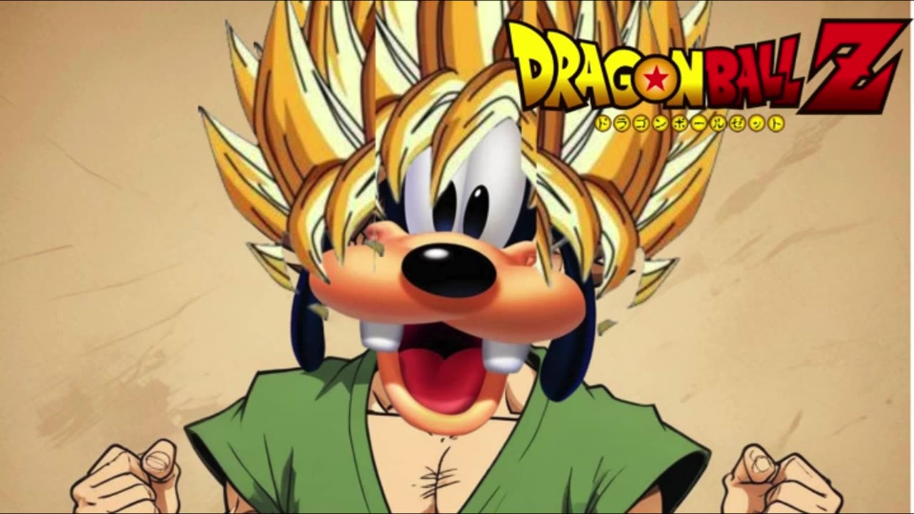 [Goofy Goof sings/AI Cover] Dragon Ball Z Opening Hironobu Kageyama - CHA- LA-HEAD-CHA-LA