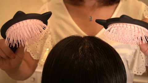 1 Minute ASMR Hair & Scalp care