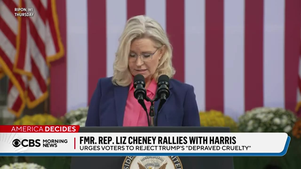 Trump peddles new conspiracy about FEMA funds, bashes Liz Cheney for Harris supp