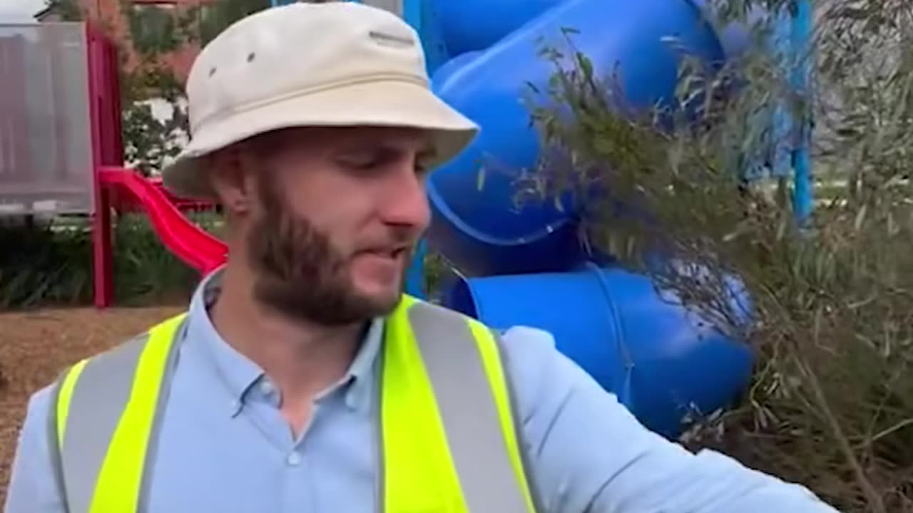 The playground inspector is back at it again testing out if these play areas are actually safe.