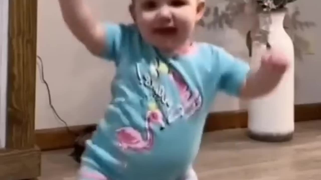 Dancing cute ❤️ baby