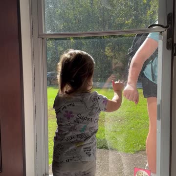 She waits for Sissy every day to come home from school.