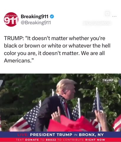 Trump - We Are All Americans