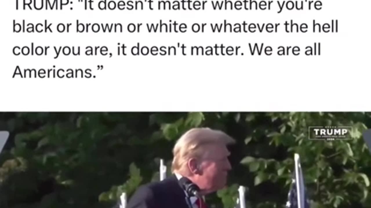 Trump - We Are All Americans