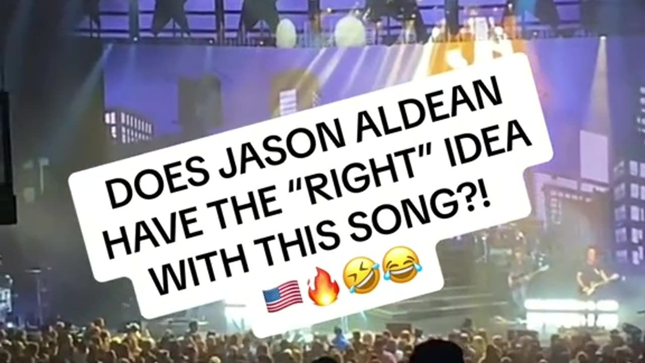 Does Jason Aldean have the right idea with this song?