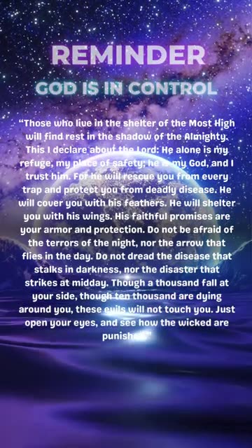 The ONE TRUE ALMIGHTY 👑GOD👑 is in CONTROL - Reloaded from Daily Excellence