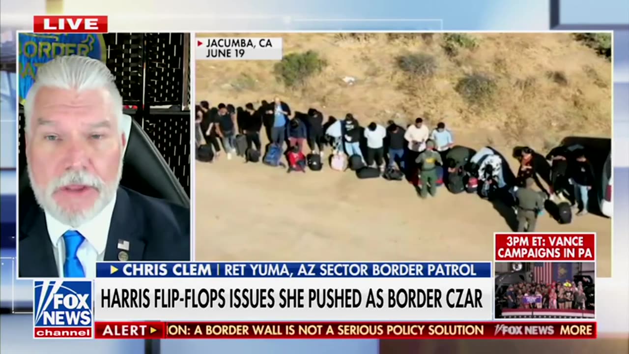 HARRIS FLIP-FLOPS ISSUES SHE PUSHED AS BORDER CZAR