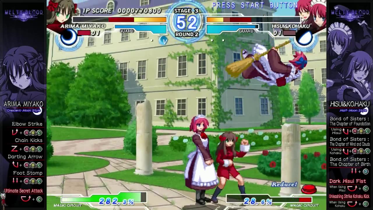 MELTY BLOOD Actress Again Current Code Playthroughs 2 PC Steam