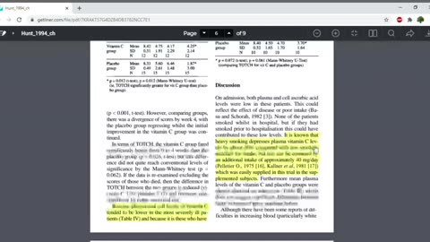 Can Vitamin C reduce the chance of death in older adults with acute respiratory infections by 80%?
