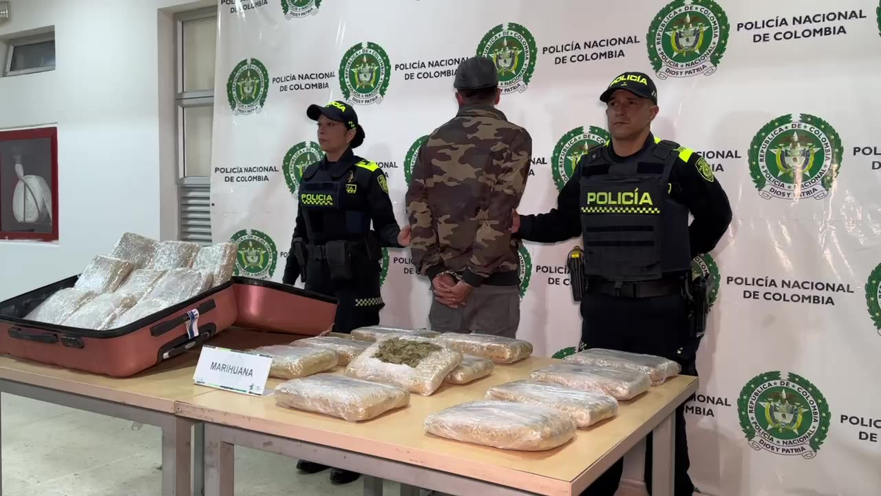 Llevaba una maleta con 20 kilos de marihuana en la Terminal de Transporte de Bucaramanga
