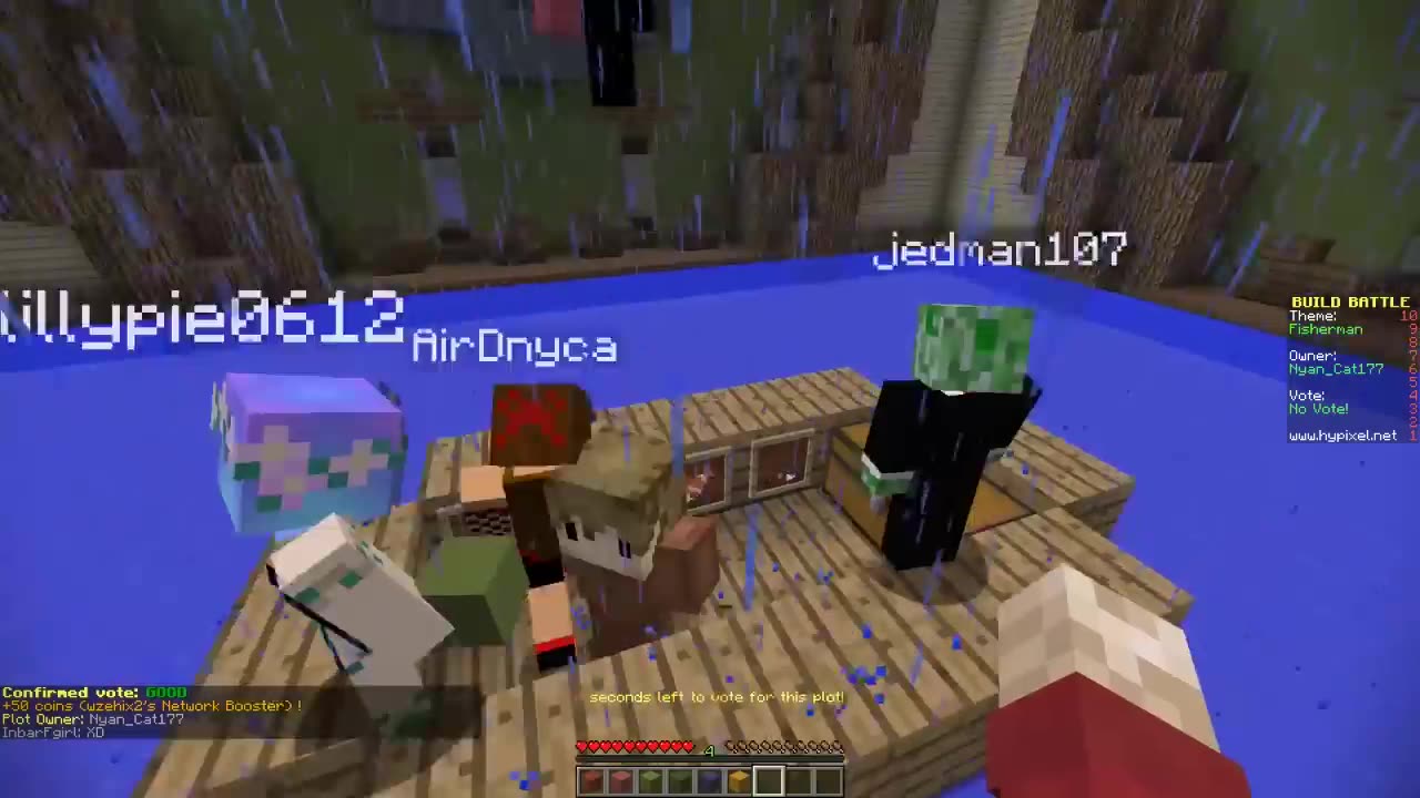 Minecraft: Build Battle - FISHING GRIAN!