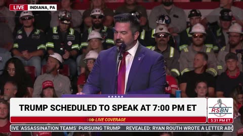 FULL SPEECH: Sean Parnell at Trump Rally in Indiana, Pennsylvania - 9/23/24