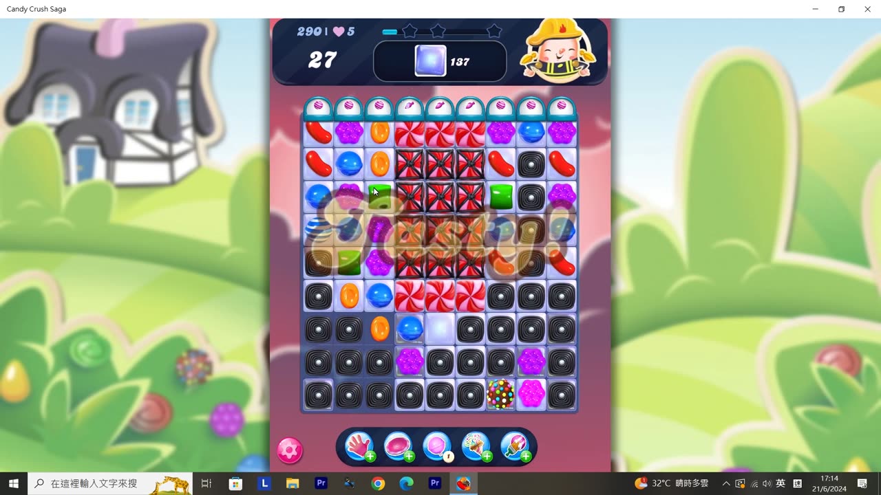 Candy Crush Saga Record (Level 290)