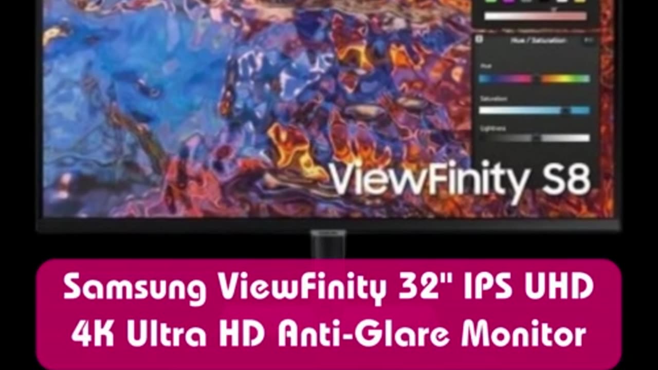 Samsung ViewFinity 32" IPS UHD 4K Ultra HD Anti-Glare Monitor £304.99 w/code 👇🔥🔥