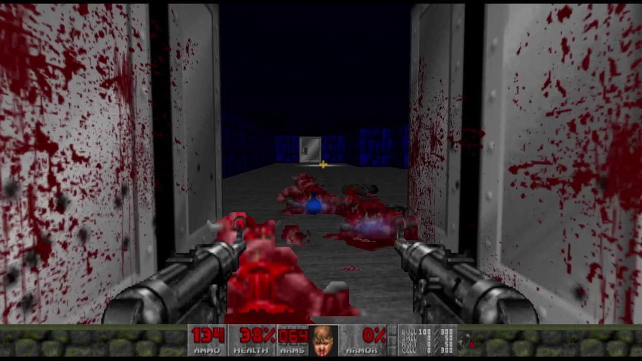 Brutal Doom 2 - Hell on Earth - Pistol Start - Hard Realism - Wolfenstein (level 31)