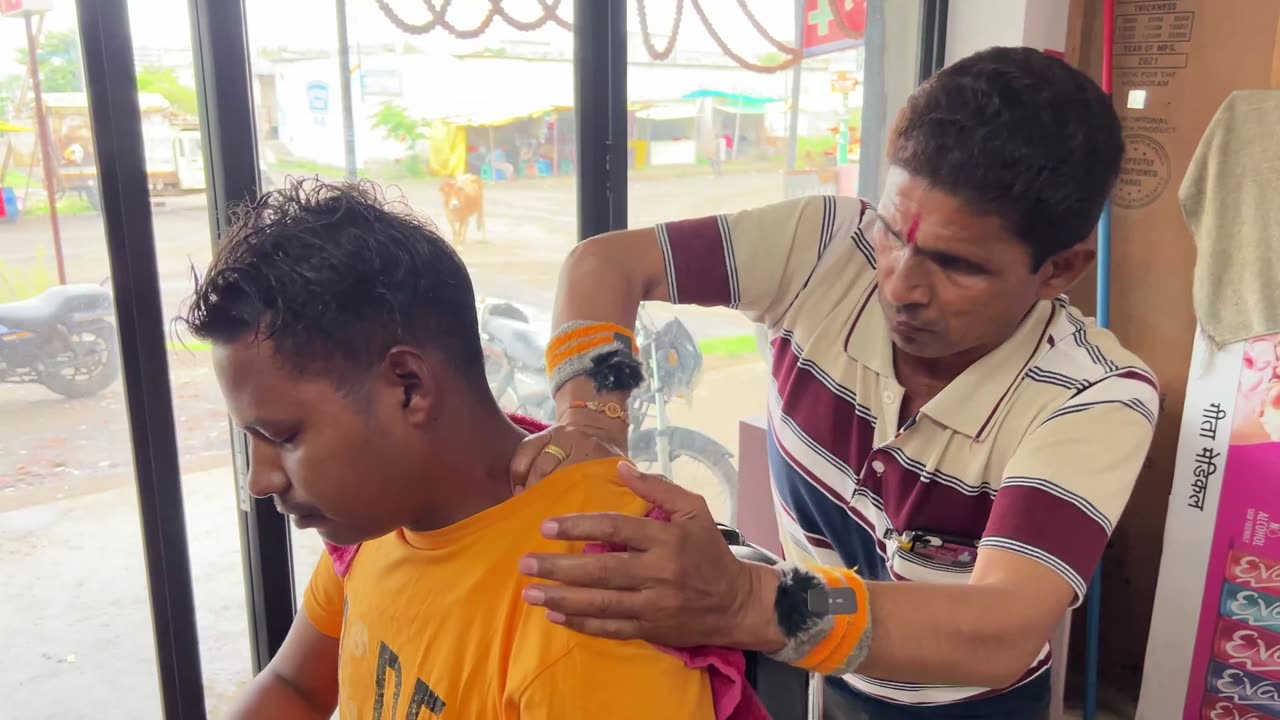 Intense Neck Cracking Head Massage _ Indian Massage