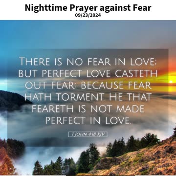 Nighttime Prayer against Fear #youtubeshorts #grace #jesus #mercy #faith #fyp #trust #love #blessed
