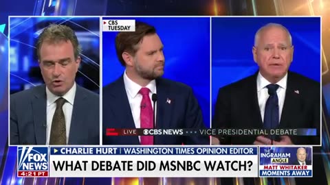 Did MSNBC watch the same debate_ Charlie Hurt
